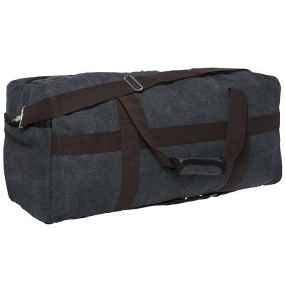 Сумка - рюкзак брезентовая 60х27х25 40 л черная (3310065) - HAKKI.RU
