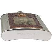 Фляга подарочная с символикой ГРУ ГШ ВС РФ / Герб ( орел ) России 20 OZ - 600 мл коричневая (4608978) - ВОЕНТОРГ ТЫЛОВИК
