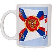 Кружка с символикой МЧС России белая (4601017) - ВОЕНТОРГ ТЫЛОВИК