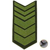 Знак - годичка ( нашивка шеврон ) нарукавный за выслугу лет ( по годам службы ) 18 лет полевой вышитый на липучке (2508068) - ВОЕНТОРГ ТЫЛОВИК