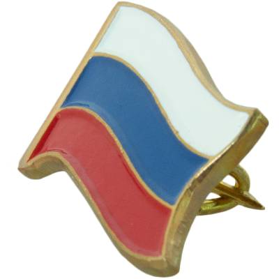 Знак фрачный флаг России ( триколор ) (2302995) - HAKKI.RU