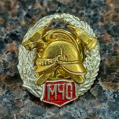 Знак фрачный Пожарный МЧС на пимсе (2302042) - HAKKI.RU