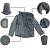 Куртка TAC SoftShell тактическая демисезонная ветровлагозащитная мембрана серая (1105038) - HAKKI