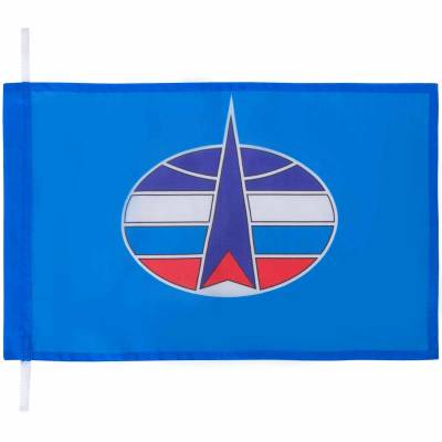 Флаг Космических войск 30х40 (4703987) - HAKKI.RU