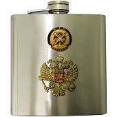 Фляга с символикой ГРУ ГШ ВС РФ / Герб ( Орел ) России 16 OZ - 480 мл (3407921) - ВОЕНТОРГ ТЫЛОВИК