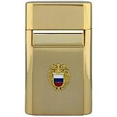 Зажигалка с символикой ФСО России газовая золотистая (4403097) - ВОЕНТОРГ ТЫЛОВИК