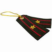 Вымпел мини в авто погоны вышитые Майор ВС РФ (4501021) - ВОЕНТОРГ ТЫЛОВИК