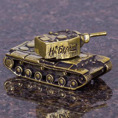 Модель танка КВ-2 60х29х26 мм (4901026) - HAKKI.RU