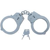 Наручники Handcuffs БР-1КФ ( БР-С БРС ) КРАБ модифицированные конвойные с фиксатором никелированные (3204023) - ВОЕНТОРГ ТЫЛОВИК