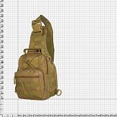 Сумка-органайзер TAC через плечо тактическая MOLLE коричневая (3310171) - ВОЕНТОРГ ТЫЛОВИК