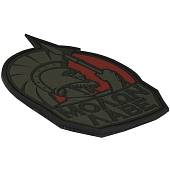 Нашивка ( шеврон патч patch ) тактическая MOLON LABE mo-lone lah-veh 2 3D PVC ( пластизоль ) на липучке 11х8 защитная (2504057) - ВОЕНТОРГ ТЫЛОВИК