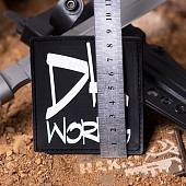 Нашивка ( шеврон патч patch ) тактическая DK WORKS 3D PVC ( пластизоль ) на липучке 8х8 черная (2504985) - ВОЕНТОРГ ТЫЛОВИК
