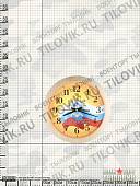 Часы настенные с символикой Следственный комитет России D-28 пластик (4102106) - ВОЕНТОРГ ТЫЛОВИК