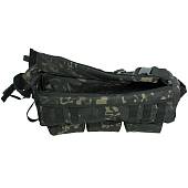 Рюкзак TAC тактический однолямочный камуфлированный 15х53х23 20 л camo-multi черный (3306958) - ВОЕНТОРГ ТЫЛОВИК