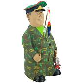 Скульптура Бар - заначка Генерал Пограничных войск с уловом (4904060)  - ВОЕНТОРГ ТЫЛОВИК