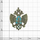 Знак фрачный СВУ ( Суворовское военное училище ) / Герб ( Орел ) РФ (2302137) - ВОЕНТОРГ ТЫЛОВИК