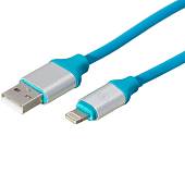 Кабель ( провод ) для зарядки телефона USB / Apple голубой (4002025) - ВОЕНТОРГ ТЫЛОВИК