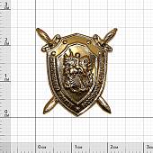 Эмблема ( знак ) петличная ( петлица ) Следственный Комитет большая 24 мм золотистая (2102116) - ВОЕНТОРГ ТЫЛОВИК