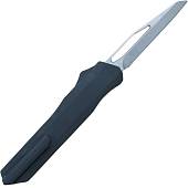 Нож складной MICROTECH автоматический выкидной в чехле черный (3913056) - ВОЕНТОРГ ТЫЛОВИК