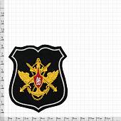 Нашивка ( шеврон ) на рукав Должностное лицо МО вышитый черный (2503290) - ВОЕНТОРГ ТЫЛОВИК
