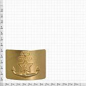 Бляха ( пряжка ) ВМФ ( Военно-морской флот ) СССР латунная К-2 (1602012) - ВОЕНТОРГ ТЫЛОВИК