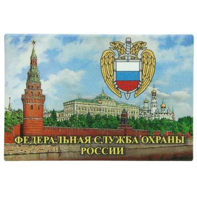 Магнит с символикой ФСО России 7,5х5 (4404341) - HAKKI.RU