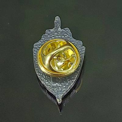 Знак фрачный ФСБ России 14х27 мм латунный (2302080) - HAKKI.RU