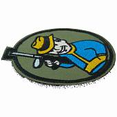 Нашивка ( шеврон патч patch ) тактическая Vault Boy Гангстер вышитая на липучке D-8 оливковая (2509306) - ВОЕНТОРГ ТЫЛОВИК