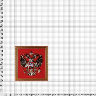 Панно РФ ( Герб РФ ) 400x420 (4406048) - HAKKI.RU