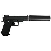 Пистолет GALAXY пневматический страйкбольный Colt 1911 PD с глушителем магазин 10 шт калибр 6 мм (3219053) - ВОЕНТОРГ ТЫЛОВИК