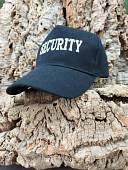 Бейсболка SECURITY вышитая черная (1401052) - ВОЕНТОРГ ТЫЛОВИК