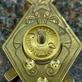 Знак нагрудный ( ромб ) За стрельбу из винтовки на стрелковых соревнованиях РККА 1 степени закрутка (2305098) - ВОЕНТОРГ ТЫЛОВИК