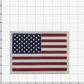 Нашивка ( шеврон патч patch ) тактическая флаг USA США 3D PVC ( пластизоль ) на липучке 8,5х5 белая (2504129) - ВОЕНТОРГ ТЫЛОВИК