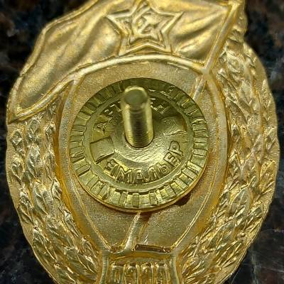 Знак нагрудный Военное училище топографическое СССР закрутка (2301936) - HAKKI.RU