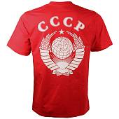 Футболка с символикой Герб СССР красная (1208124) - ВОЕНТОРГ ТЫЛОВИК