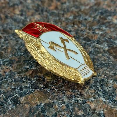 Знак нагрудный Военное училище саперное СССР закрутка (2301933) - HAKKI.RU
