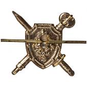 Эмблема ( знак ) петличная ( петлица ) Военная полиция ВС РФ золотистая (2102989) - ВОЕНТОРГ ТЫЛОВИК