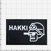 Нашивка ( шеврон патч patch ) тактическая HAKKI вышитая 80х50 на липучке черная (2509552) - ВОЕНТОРГ ТЫЛОВИК