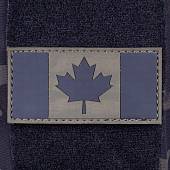 Нашивка ( шеврон патч patch ) тактическая Флаг CANADA ( КАНАДА ) 3D PVC ( пластизоль ) на липучке 8x4 оливковый (2504714) - ВОЕНТОРГ ТЫЛОВИК