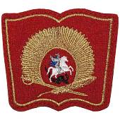 Нашивка ( шеврон ) на рукав Московское СВУ 8,5х7,5 вышитая на липучке красная (2503669) - ВОЕНТОРГ ТЫЛОВИК