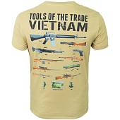Футболка 726 GEAR мужская Tools of the trade Vietnam коричневая (1214015) - ВОЕНТОРГ ТЫЛОВИК