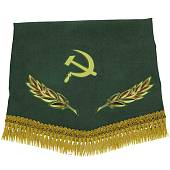 Фартук кухонный Заслуженный кулинар зеленый (4413995)  - ВОЕНТОРГ ТЫЛОВИК