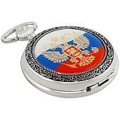 Часы карманные ПОЛЕТ ( POLJOT ) кварцевые мужские с символикой ГРУ ГШ ВС РФ 2035/905.1.001 (4104009) - ВОЕНТОРГ ТЫЛОВИК