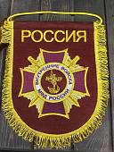Вымпел большой с вышивкой ВВ МВД РФ 24х32 см краповый (4504042) - ВОЕНТОРГ ТЫЛОВИК