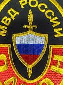 Вымпел с символикой ОМОН МВД России средний вышитый 14х18 черный (4503053) - ВОЕНТОРГ ТЫЛОВИК