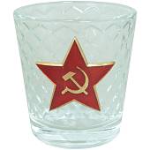 Набор подарочный с символикой ГРУ ГШ ВС РФ / Звезда СССР ( графин ( штоф ) низкий+стопки ( рюмки ) 6x50 мл ) (4801980) - ВОЕНТОРГ ТЫЛОВИК