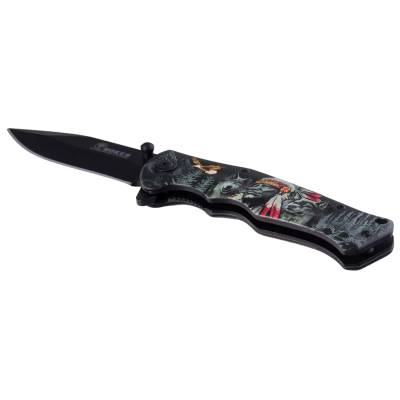 Нож складной BOKER полуавтоматический с клипсой черный (3913065) - HAKKI.RU