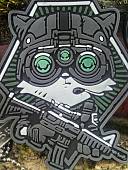 Нашивка ( шеврон патч patch ) тактическая СПЕЦНАЗ КОТИК С АВТОМАТОМ 3D PVC на липучке 7,5х8,5 (2504352) - ВОЕНТОРГ ТЫЛОВИК