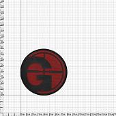 Нашивка ( шеврон патч patch ) тактическая Guns.ru 3D PVC ( пластизоль ) на липучке 8х8 черная (2504055) - ВОЕНТОРГ ТЫЛОВИК