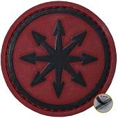 Нашивка ( шеврон патч patch ) тактическая WARHAMMER CHAOS ( хаос ) 3D PVC ( пластизоль ) на липучке D-5 красная (2504182) - ВОЕНТОРГ ТЫЛОВИК
